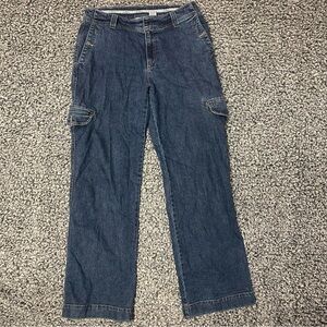 Duck Head Women's Cargo Blue Jeans